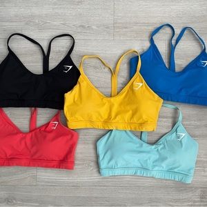 5x Gymshark V-Neck Sports Bras